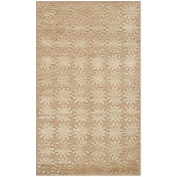 Safavieh 5 ft. 6 in. x 8 ft. 6 in. Medium Rectangle Contemporary Martha Stewart Moon Hand Knotted Rug - MSR5432B-6