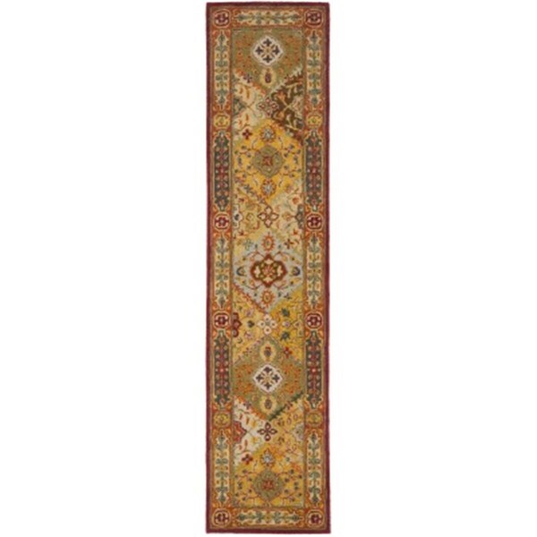 Safavieh 2 ft. - 3 in. x 14 ft. Runner- Traditional Heritage Multi Hand Tufted Rug - HG512A-214