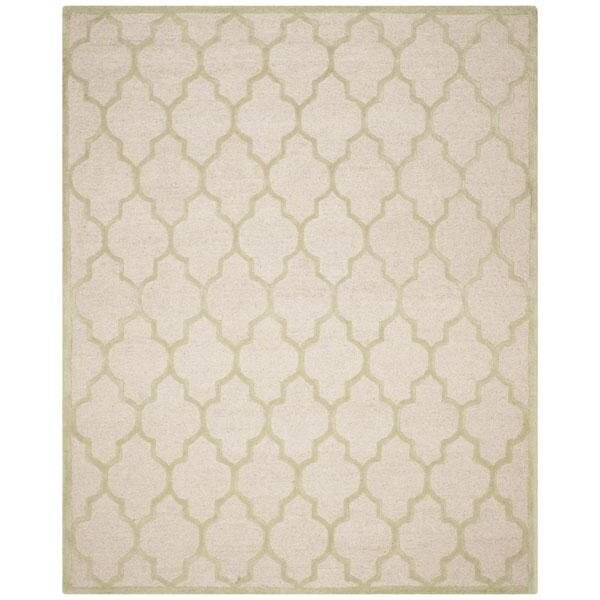 Safavieh Cambridge Hand Tufted Runner RugIvory & Light Green 2 ft.-6 in. x 8 ft. - CAM134N-28