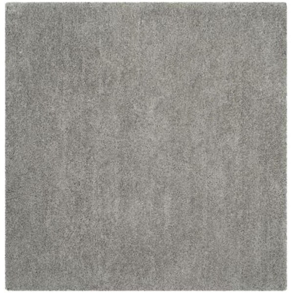 Safavieh 5 x 5 ft. Square Toronto Shag Hand Tufted RugLight Grey - SGTW711E-5SQ