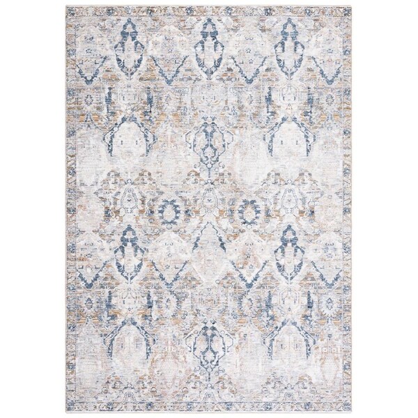 Safavieh 8 x 10 ft. Moondust Transitional Rectangle Power Loomed Rug Grey & Blue - MND654F-8