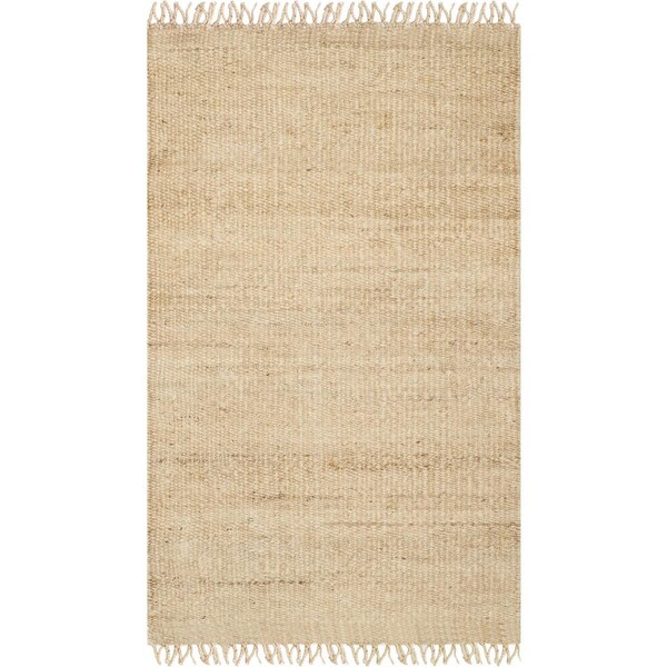 Safavieh Natural Fiber Hand Woven Rectangle Area Rug, Ivory - 3 X 5 Ft. - NF368B-3