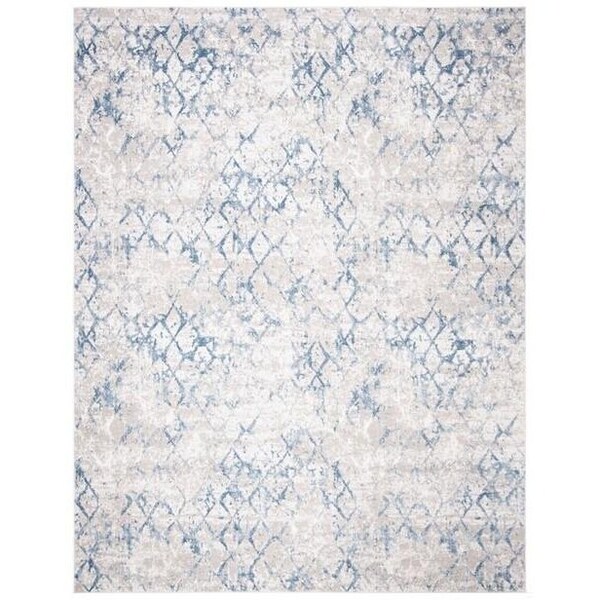 Safavieh 5 ft.-3 in. x 5 ft.-3 in. Amelia 700 Round Area Rug in Light Grey & Blue - ALA783G-5R