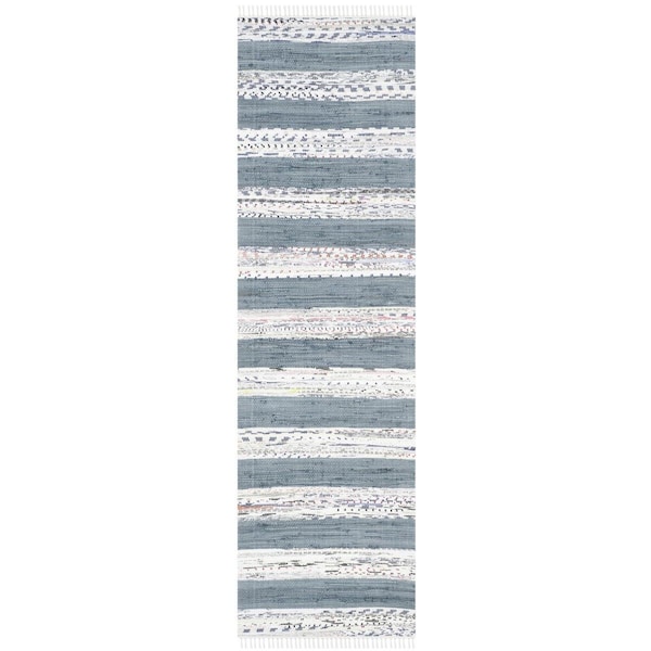 Safavieh 2 ft.-6 in. x 4 ft. Runner Montauk Hand Woven RugIvory & Grey - MTK720A-24