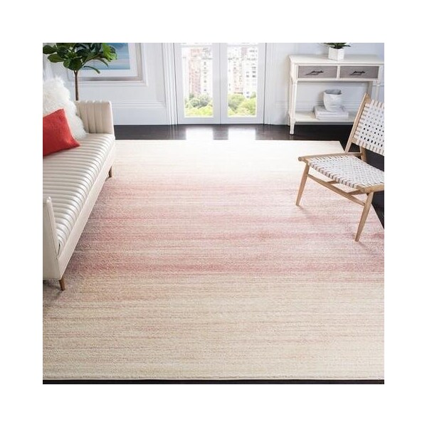 Safavieh Runner Adirondack Contemporary Area RugPink & Ivory 2 ft.6 in. x 8 ft. - ADR142U-28