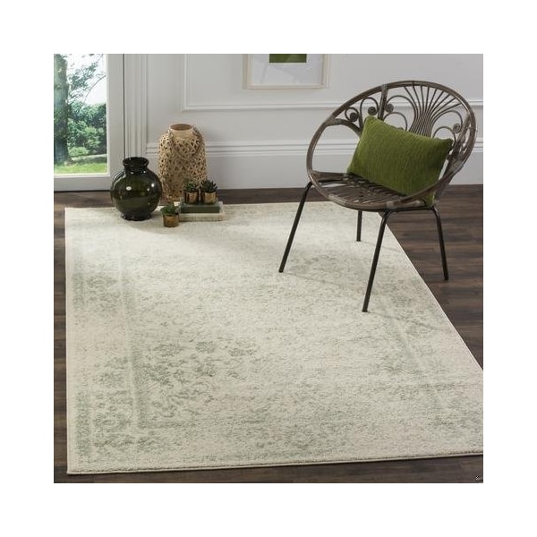 Safavieh Adirondack Runner Area Rug, Ivory and Sage - 2 ft. - 6 in. x 10 ft. - ADR109V-210