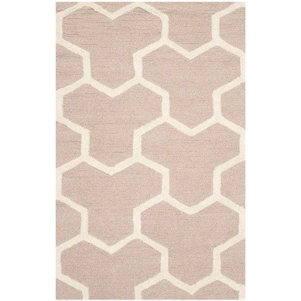 Safavieh 2 ft.-6 in. x 6 ft. Cambridge Hand Tufted Runner RugBeige & Ivory - CAM146J-26