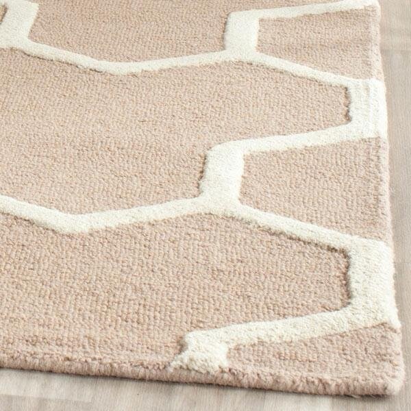 Safavieh 2 ft.-6 in. x 6 ft. Cambridge Hand Tufted Runner RugBeige & Ivory - CAM146J-26