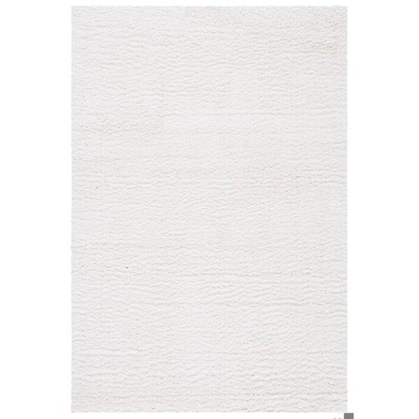 Safavieh 2 x 8 ft. August Shag 500 Contemporary Runner Power Loomed Rug Ivory - AUG544A-28