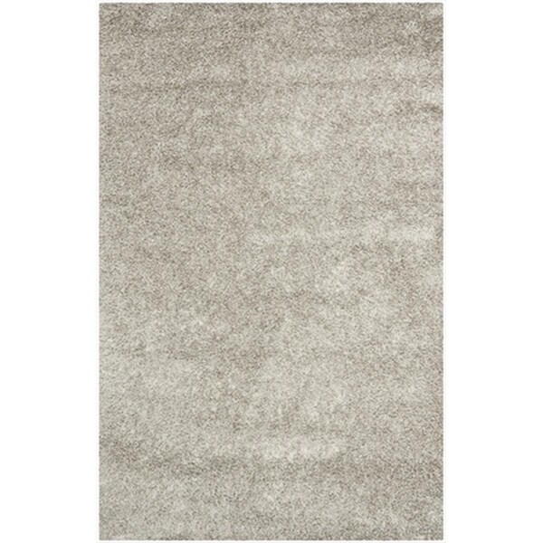 Safavieh 2 ft. 3 in. x 10 ft. Runner Shag and Flokati Silver Hand Tufted Rug - SG851S-210
