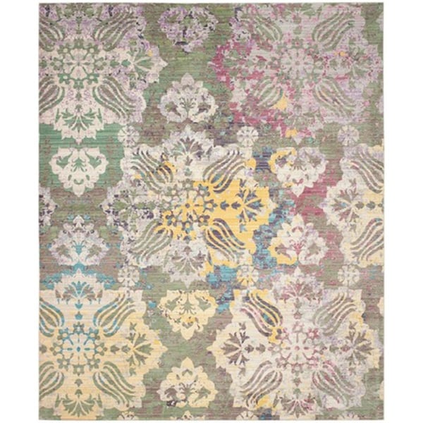 Safavieh Valencia Power Loomed Rectangle Rug- Multi- 9 X 12 Ft. - VAL215K-9