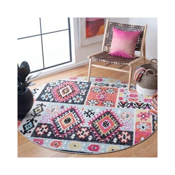 Safavieh Runner Adirondack Global Area Rug, Aqua & Fuchsia - 2 ft. -6 in. x 8 ft. - ADR224J-28