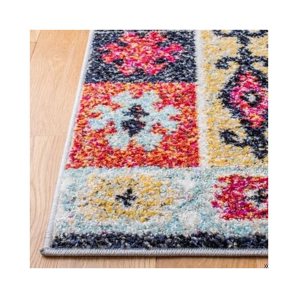 Safavieh Runner Adirondack Global Area Rug, Aqua & Fuchsia - 2 ft. -6 in. x 8 ft. - ADR224J-28