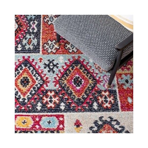 Safavieh Runner Adirondack Global Area Rug, Aqua & Fuchsia - 2 ft. -6 in. x 8 ft. - ADR224J-28
