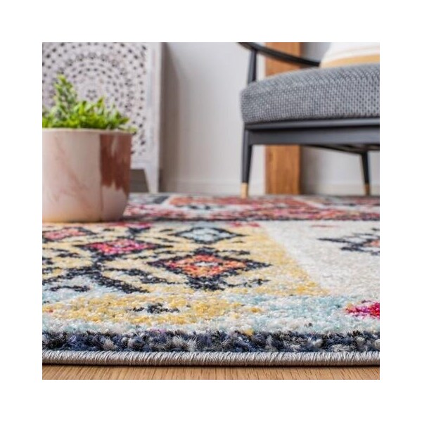 Safavieh Runner Adirondack Global Area Rug, Aqua & Fuchsia - 2 ft. -6 in. x 8 ft. - ADR224J-28
