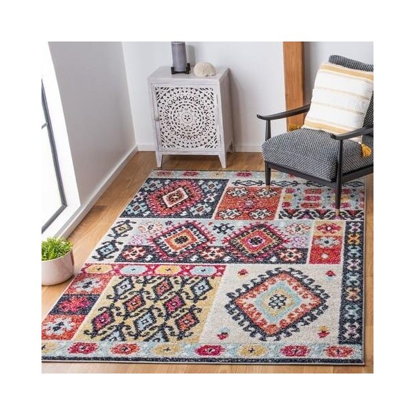 Safavieh Runner Adirondack Global Area Rug, Aqua & Fuchsia - 2 ft. -6 in. x 8 ft. - ADR224J-28