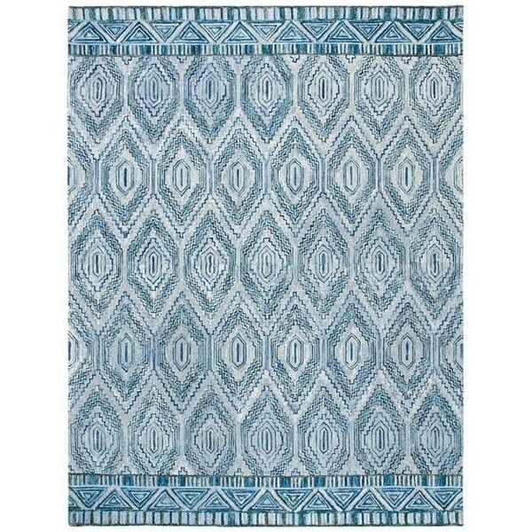 Safavieh Aspen Hand Tufted Rectangle Area RugGrey & Blue 3 x 5 ft. - APN823F-3