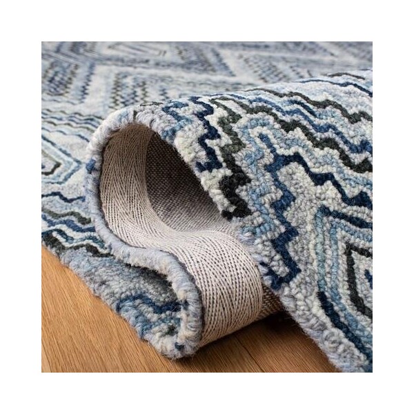 Safavieh Aspen Hand Tufted Rectangle Area RugGrey & Blue 3 x 5 ft. - APN823F-3