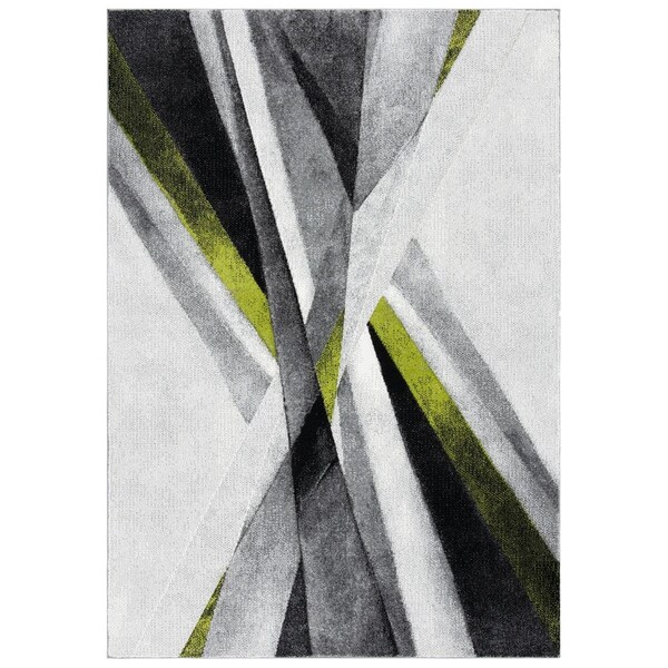 Safavieh Rectangle Modern Hollywood Area Rug, Grey & Green - 2 ft. -7 in. x 5 ft. - HLW710Y-3