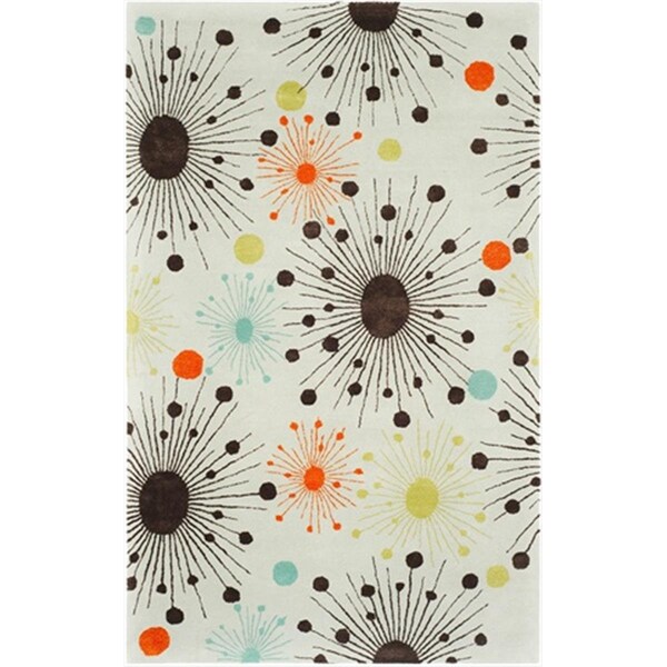 Safavieh 2 x 3 ft. Accent Contemporary Soho Light Blue and Multi Color Hand Tufted Rug - SOH747C-2