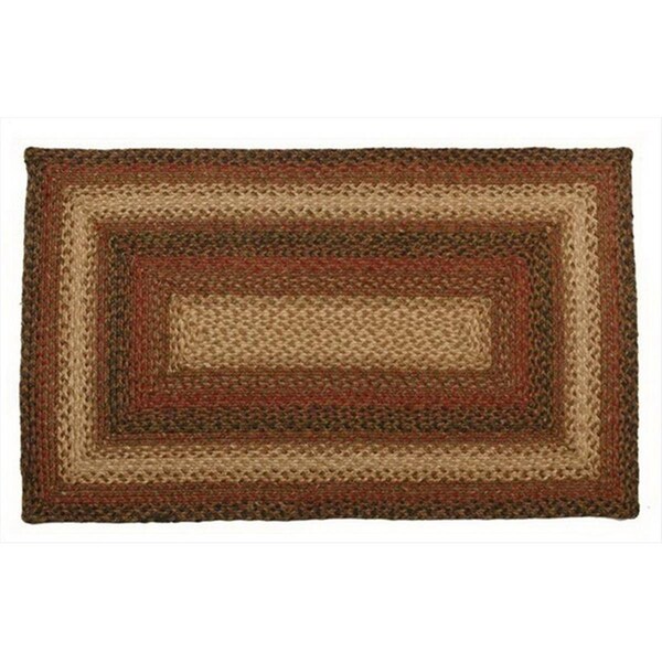 Homespice Decor Russet Hudson Jute Braided Rugs - Rectangle - set of 13 - 597045