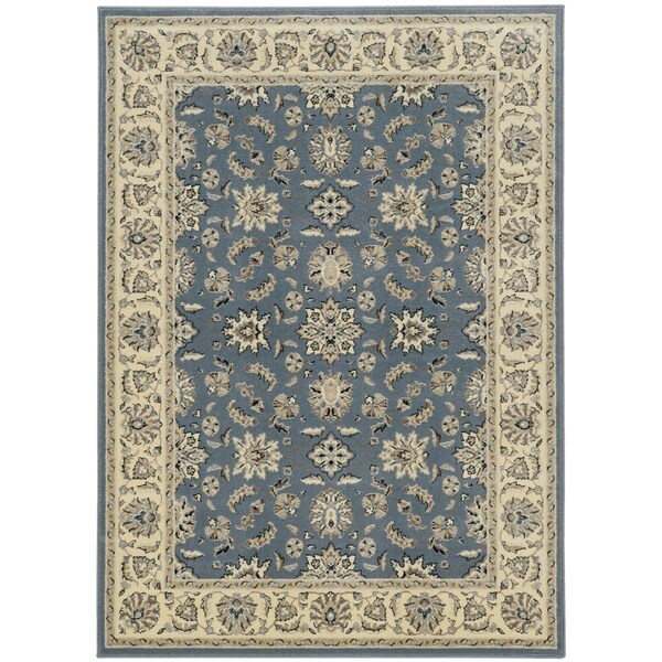 Radici Usa Radici 1592-1400-GREYBLUE 3 ft.3 x 4 ft.11 Alba Rug - Blue - 1592/1400/GREYBLUE