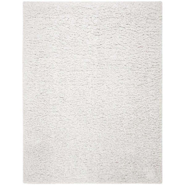 Safavieh 4 x 6 ft. Flokati 300 Rectangle Rug Ivory & Gray - FLK310B-4