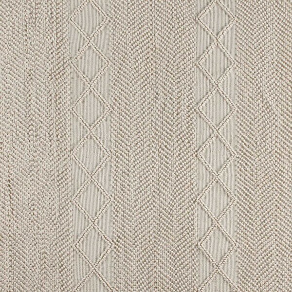 Flash Furniture 8'x10' White & Ivory Handwoven Geometric Area Rug - CI-20-9450A-810-CR-GG