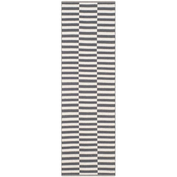 Safavieh 2 ft. 6 in. x 4 ft. Montauk Hand Woven Runner Area RugIvory & Grey - MTK715A-24