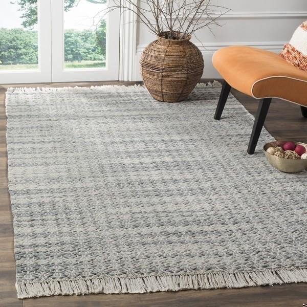 Safavieh 2 ft.-3 in. x 7 ft. Runner Boston Tufted Rug, Grey and Ivory - BOS707A-27