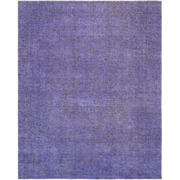 Pasargad Carpets Pasargad Home  Azerbaijan Purple Lamb's Wool Area Rug- 9 ft. 2 in.  X 11 ft.11 in. - 52157