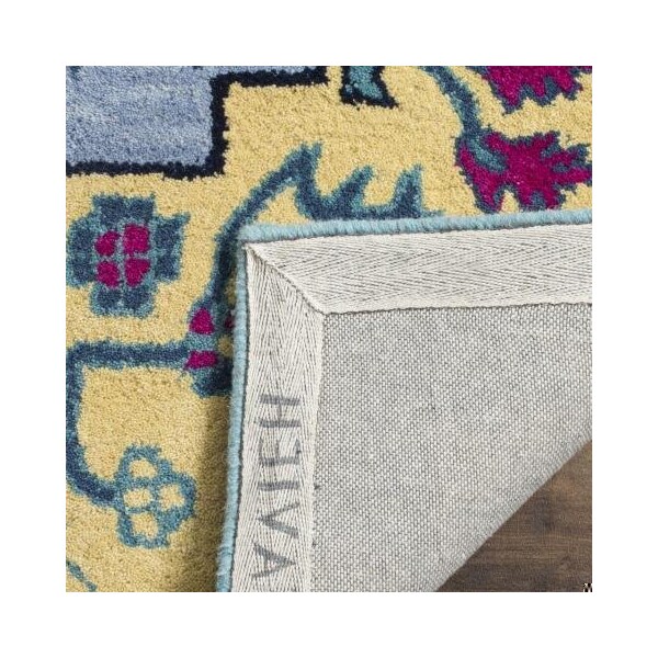 Safavieh Bellagio Hand Tufted Square Area RugLight Blue & Multicolor 5 x 5 ft. - BLG506B-5SQ