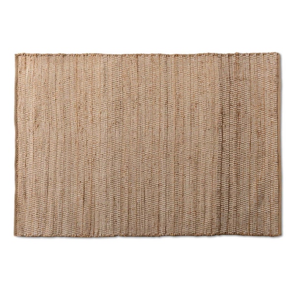 Baxton Studio Osage Modern and Contemporary Natural Handwoven Hemp Blend Area Rug - 188-11839-ZORO