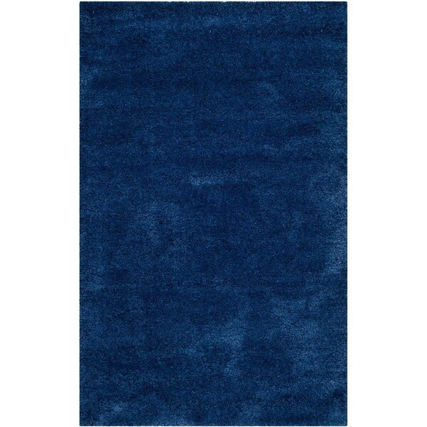 Safavieh Contemporary Round Premium Shag Rug, Navy - 11 x 11 ft. - SG180-7070-11R
