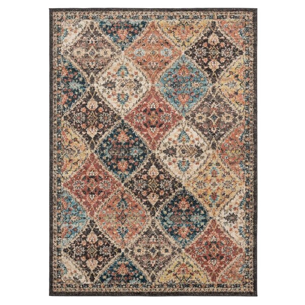 Manmade Marrakesh Amira Multicolor Rectangle Area Rug - 5 ft. 3 in. x 7 ft. 2 in. - MA3089826