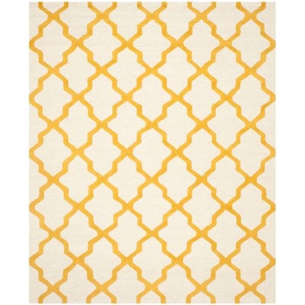 Safavieh Cambridge Hand Tufted Accent Rug- Ivory - Gold- 2 x 3 ft. - CAM121U-2