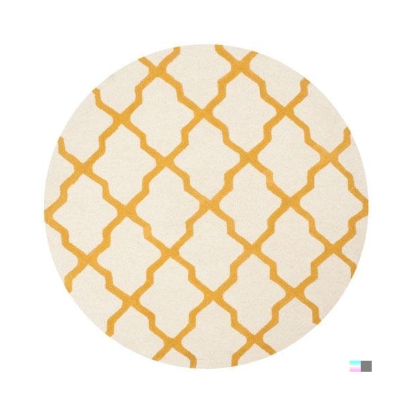 Safavieh Cambridge Hand Tufted Accent Rug- Ivory - Gold- 2 x 3 ft. - CAM121U-2