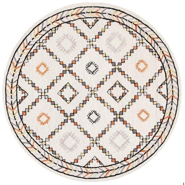 Safavieh 2 ft.6 in. x 4 ft. Bellagio Hand Tufted Accent Area RugIvory & Multicolor - BLG548A-24