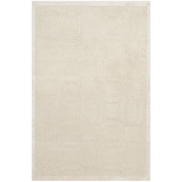 Safavieh 2 x 3 ft. Tibetan Hand Knotted Accent Area RugWhite - TB834A-2