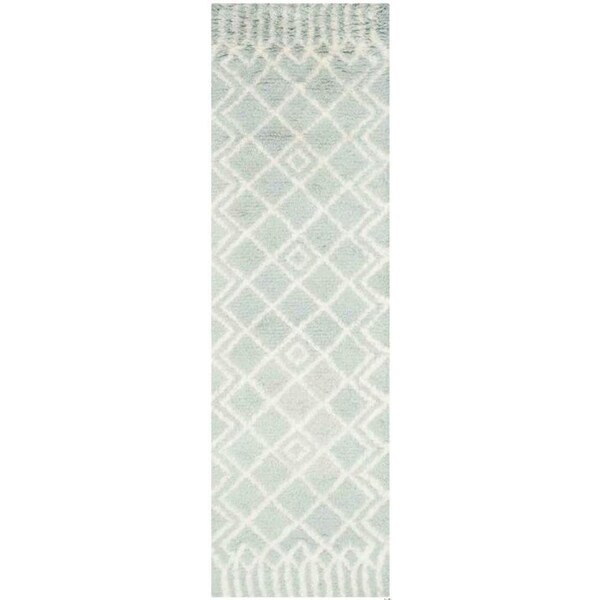 Safavieh 2 ft. 3 in. x 8 ft. Runner Casablanca Hand Tufted RugBlue & Ivory - CSB894B-28
