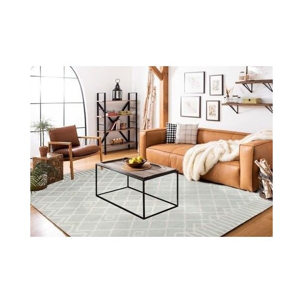 Safavieh 2 ft. 3 in. x 8 ft. Runner Casablanca Hand Tufted RugBlue & Ivory - CSB894B-28