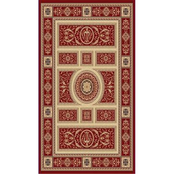 Dynamic Rugs Legacy Rectangular Rug- Red - 5 Ft. 3 In. X 7 Ft. 7 In. - LE6958021330