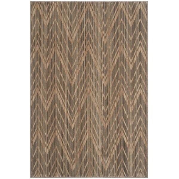 Safavieh Infinity Power Loomed Medium Rectangle Rug- Taupe - Beige- 5 Ft. 1 In. X 7 Ft. 6 In. - INF588V-5