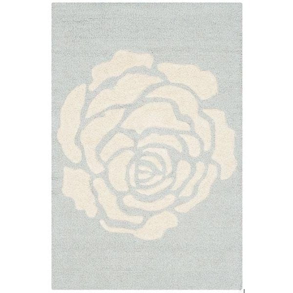 Safavieh 6 x 6 ft. Cambridge Hand Tufted Round Area RugGrey & Ivory - CAM782G-6R
