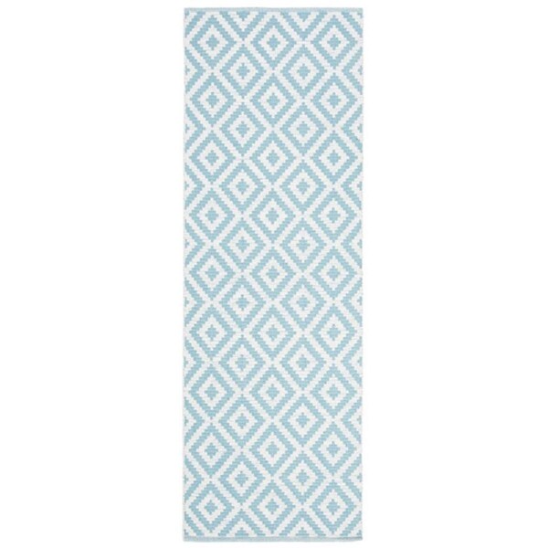 Safavieh Montauk Runner Rug, Light Blue and Ivory - 2 ft.-3 in. x 7 ft. - MTK613L-27