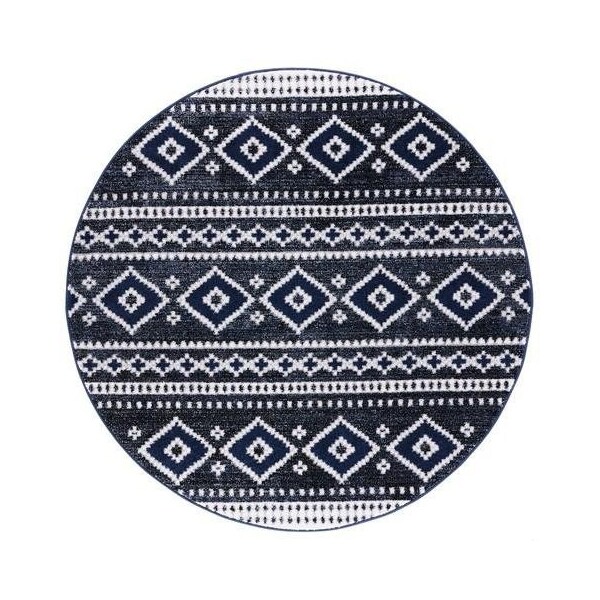 Safavieh Rectangular Adirondack Global Area Rug, Dark Grey & Ivory - 4 x 6 ft. - ADR277H-4