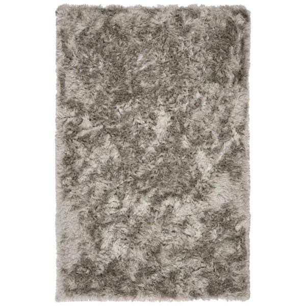 Safavieh 4 x 6 ft. Ocean Shag Collection Modern Rectangle Hand Tufted RugLight Grey - OCG101F-4