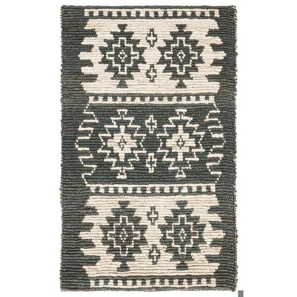 Safavieh Bohemian Rectangle Hand Loomed RugsGrey & Beige 5 x 8 ft. - BOH704F-5