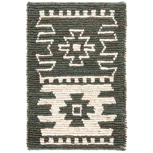 Safavieh Bohemian Rectangle Hand Loomed RugsGrey & Beige 5 x 8 ft. - BOH704F-5