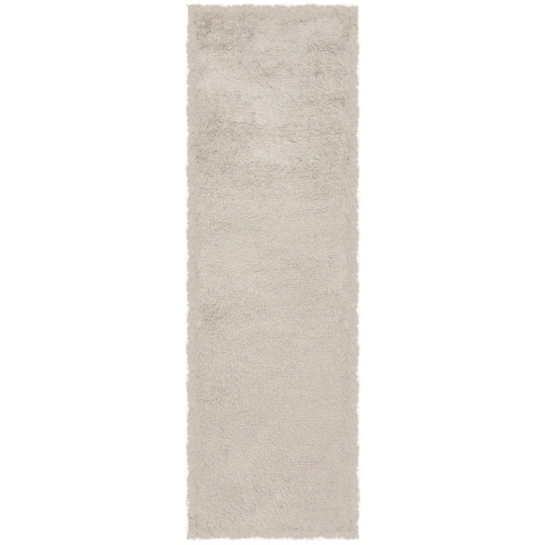 Safavieh 2 ft.-3 in. x 8 ft. Shag Hand Tufted Runner Area Rug, Beige - SG511-1002-28
